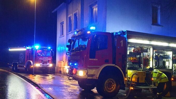 FW Schalksmühle: Einsatzlage Hochwasser / Dauerregen 12.01.2023