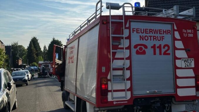 FW-Schermbeck: Alarmierter Kellerbrand