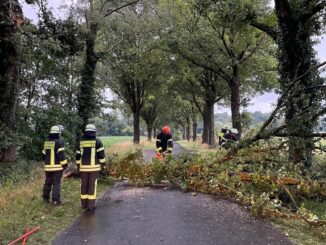 FW-Schermbeck: Sturmscheinsätze sorgten für viel Arbeit bei der FW Schermbeck