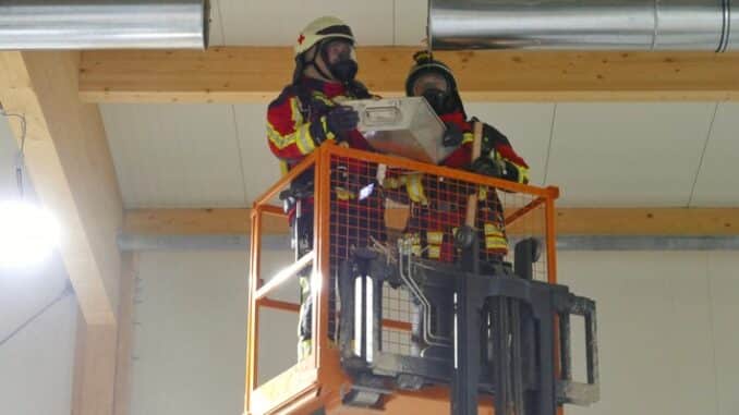 FW Stockach: Brand in Absauganlage einer Schreinerei