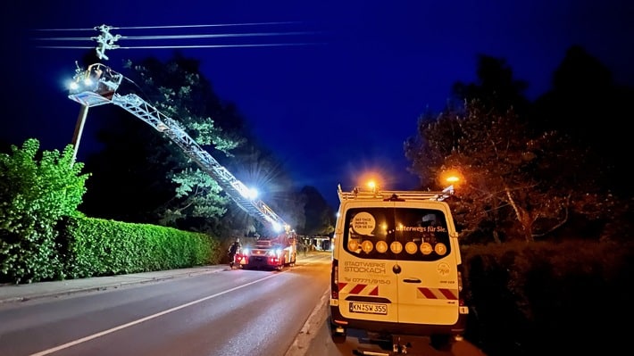 FW Stockach: Feuerwehr unterstützt bei Stromausfall