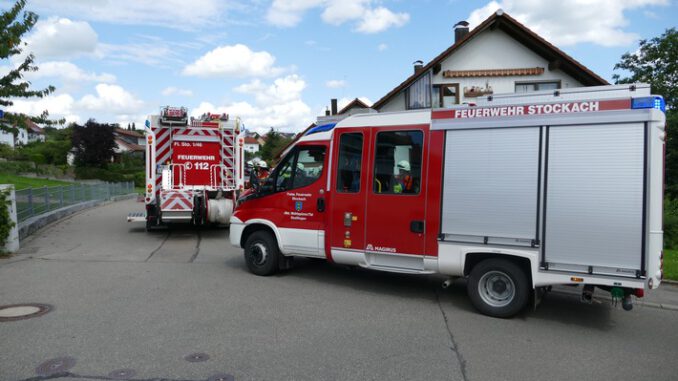 FW Stockach: Gemeldeter Küchengerätebrand