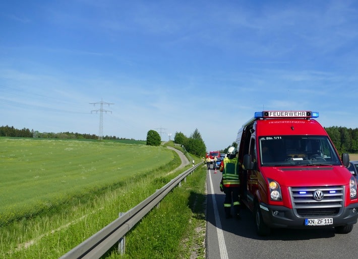 FW Stockach: LKW Brand