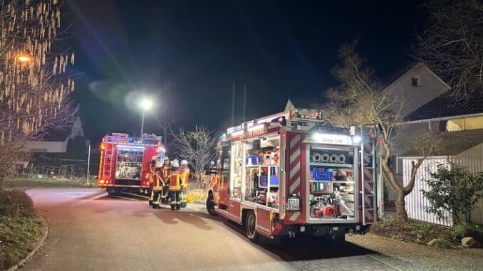 FW Stockach: Rauchentwicklung im Keller