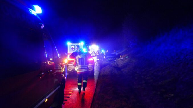FW Stockach: Verkehrsunfall auf der A98