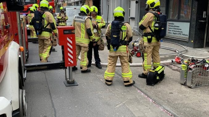 FW-Stolberg: Kellerbrand - zwei Verletzte