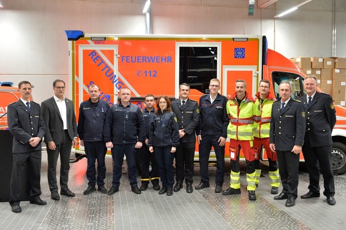 FW Stuttgart: Übergabe von medizinischen Geräten an die Solidaritätspartnerstadt Chmelnyzkyj (Ukraine)
