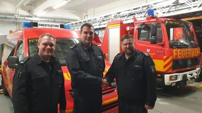 FW Tönisvorst: Ein neuer Zugführer für die Feuerwehr Tönisvorst