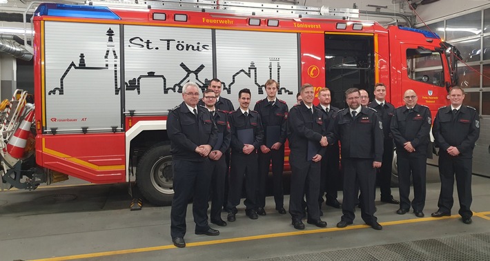 FW Tönisvorst: Löschzugversammlung des Löschzug St. Tönis der Feuerwehr Tönisvorst