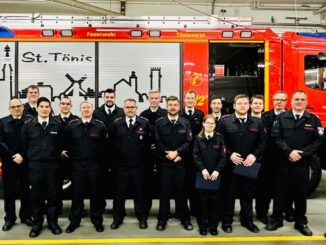 FW Tönisvorst: Löschzugversammlung des Löschzuges St. Tönis der Freiwilligen Feuerwehr Tönisvorst