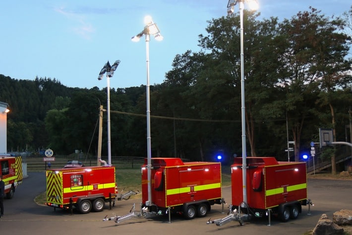 FW VG Asbach: Feuerwehr stellt weitere Notstromaggregate in Dienst