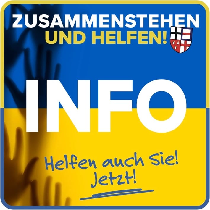 FW VG Asbach: Hilfe für Flüchtlinge aus der Ukraine / Wohnraum, Sachspenden und Helfer dringend gesucht.