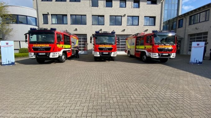 FW-Velbert: Drei neue Löschfahrzeuge für die Freiwillige Feuerwehr Velbert