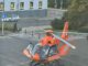 FW-Velbert: Hubschrauber landet auf dem Rathausparkplatz