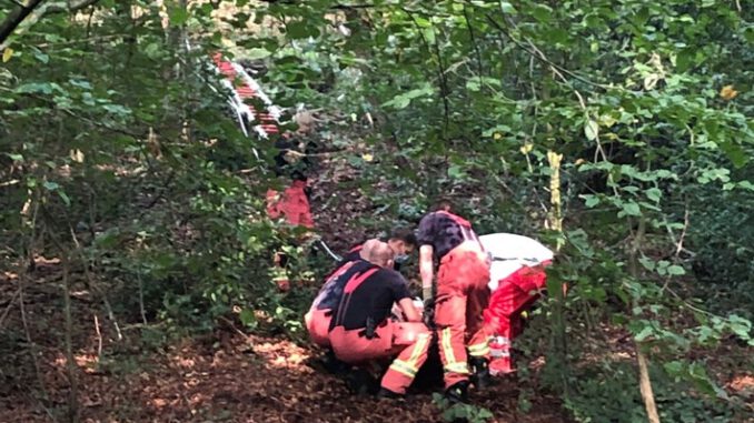 FW-Velbert: Mountainbiker in Langenberg schwer verletzt