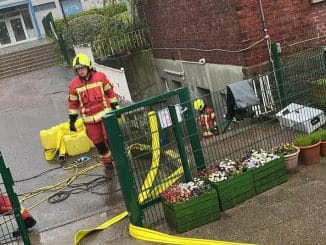 FW-Velbert: Starkregen sorgt für arbeitsreichen Nachmittag