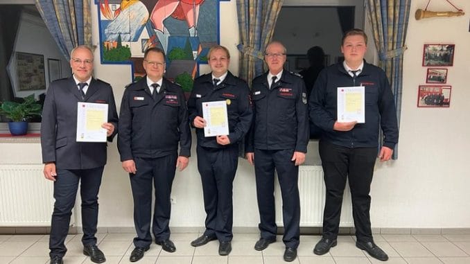 FW-WRN: Jahreshauptversammlung der Löschgruppe 4 aus Holthausen der Freiwilligen Feuerwehr Werne