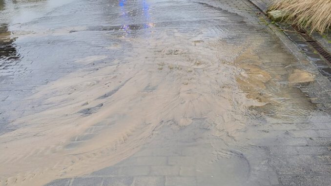 FW-WRN: TH_1 - LZ1 - Wasserrohrbruch auf der Straße