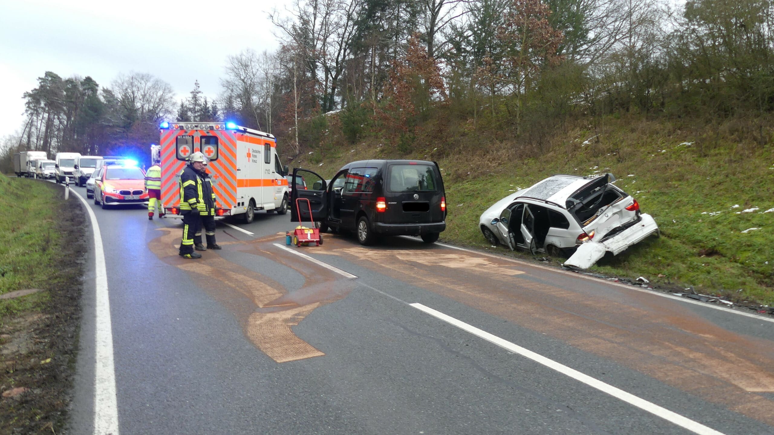 Feuerwehr Kreuzwertheim Einsatz Nr Kollision Zweier Pkw