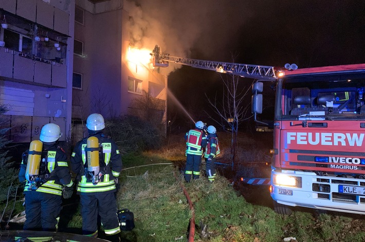 FF Goch: Erneut Brandstiftung an der Melatenstraße