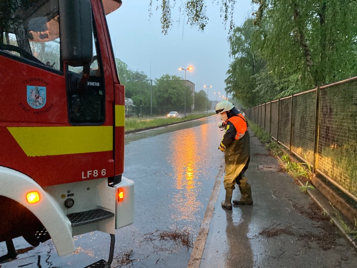 FW-EN: Sieben Einsätze für die Hattinger Feuerwehr am heutigen Sonntag