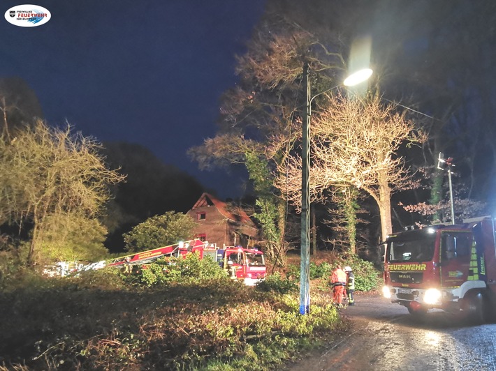 FW Hückelhoven: Sturmschäden durch &quot;Goran&quot;