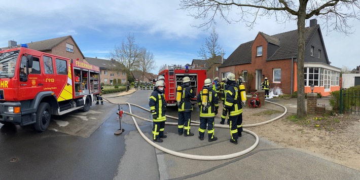 FW-KLE: Kellerbrand in Donsbrüggen