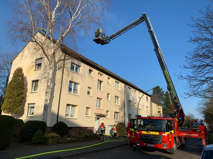 FW Kamen: Kaminbrand Bergkamener Straße