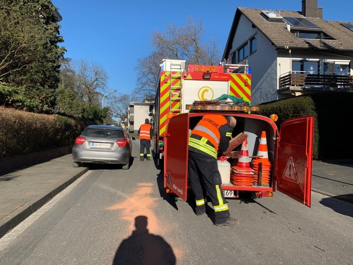 FW Königswinter: Vier Einsätze für Feuerwehr in Königswinter am Samstagmorgen