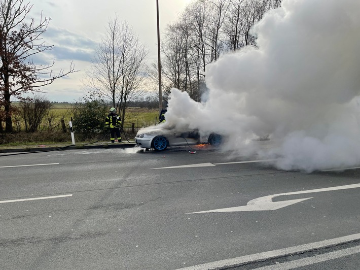 FW-LK Leer: Fahrzeugbrand auf dem Südring