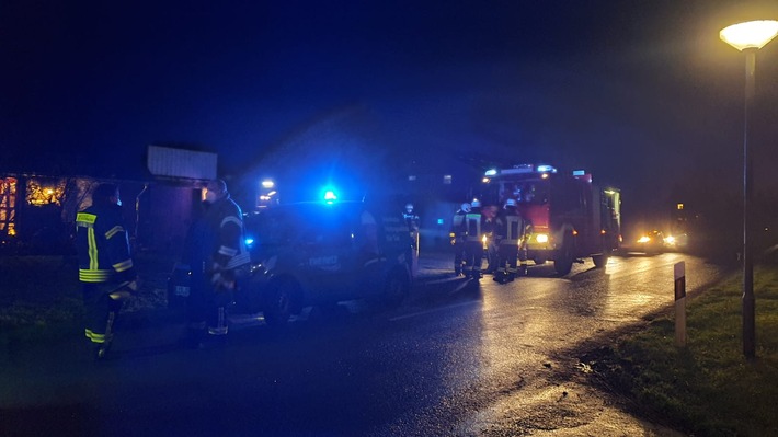 FW-LK Leer: Gastaustritt im Keller eines Einfamilienhauses