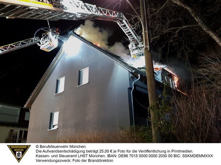 FW-M: Dachstuhlbrand (Pasing-Obermenzing)