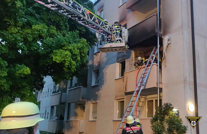 FW-M: Feuer auf Balkon (Fürstenried)