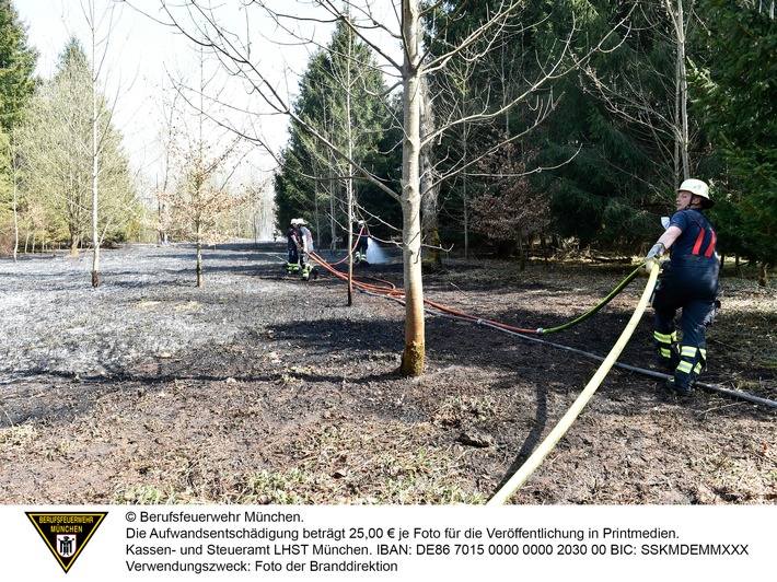 FW-M: Waldboden in Flammen (Waldperlach)