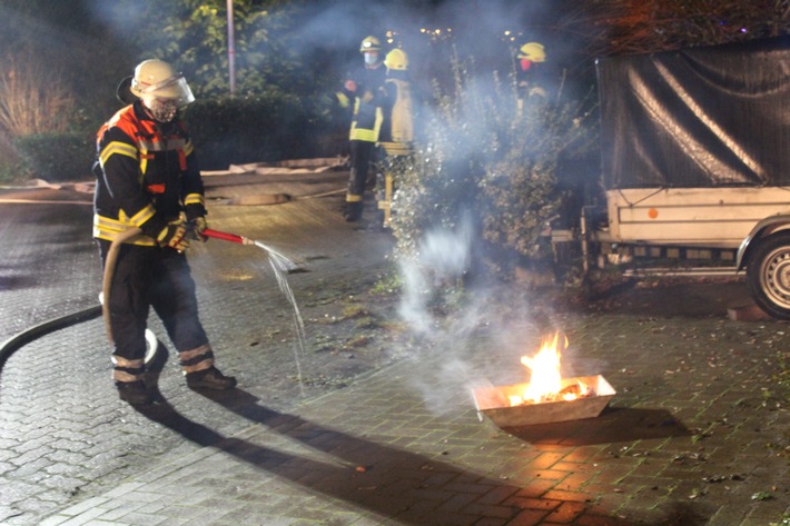 FW-ROW: Schornsteinbrand nimmt glimpflichen Verlauf