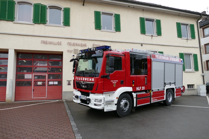 FW Stockach: Indienststellung HLF 20 Feuerwehr Stockach Abt. Kernstadt