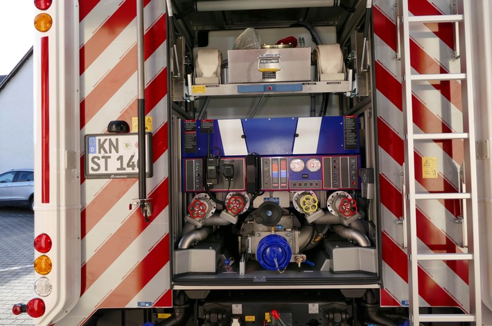FW Stockach: Neues HLF 20 der Feuerwehr Stockach für die Sicherheit der Stadt Stockach