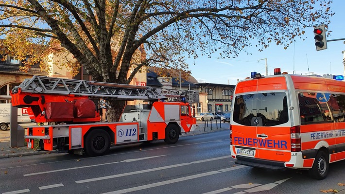 FW Witten: Einsatz am Hauptbahnhof, Rauch aus ICE
