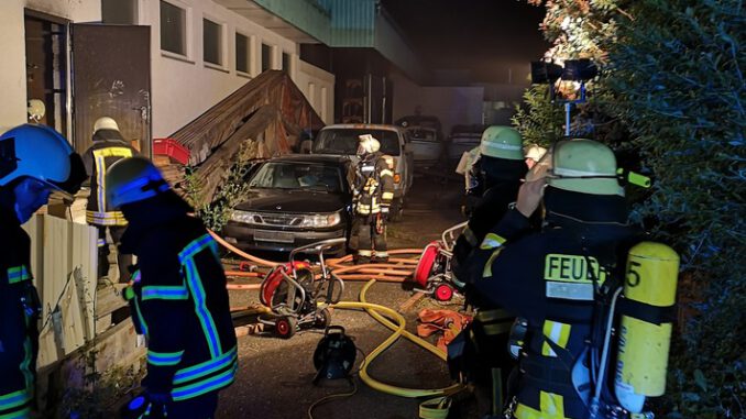 KFV Sigmaringen: Brand im Industriegebiet wurde zum Glück rechtzeitig gemeldet