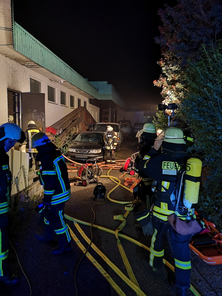 KFV Sigmaringen: Brand im Industriegebiet wurde zum Glück rechtzeitig gemeldet