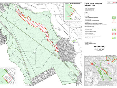 Bildvergrößerung: Landschaftsschutzgebiet Grünauer Forst - Einzelkarte 2