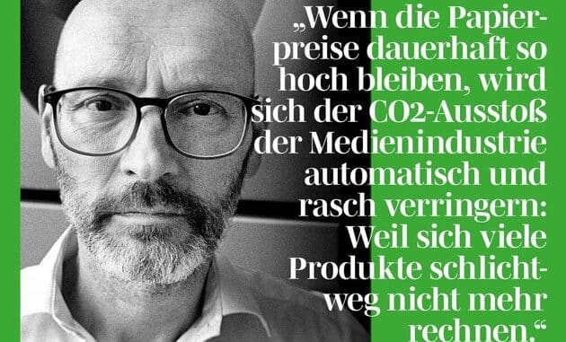 Spiegel-Chefredakteur Steffen Klusmann über Nachhaltigkeit in der grünen Ausgabe des ...