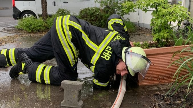 KFV Bodenseekreis: Feuerwehreinsätze wegen Starkregen