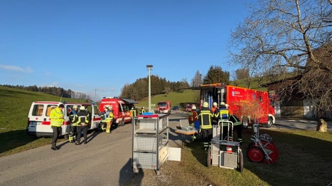 KFV Bodenseekreis: Großeinsatz bei Wohnhausbrand