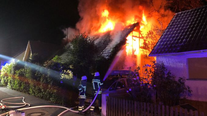 KFV Bodenseekreis: Wohnhausbrand in Markdorf