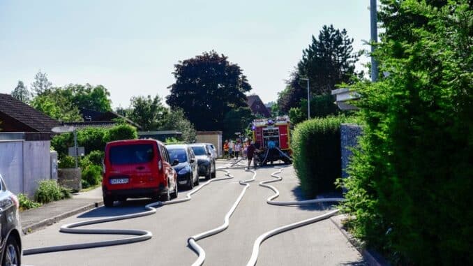 KFV-CW: Brand in Neuweiler - Zwerenberg fordert hohen Sachschaden