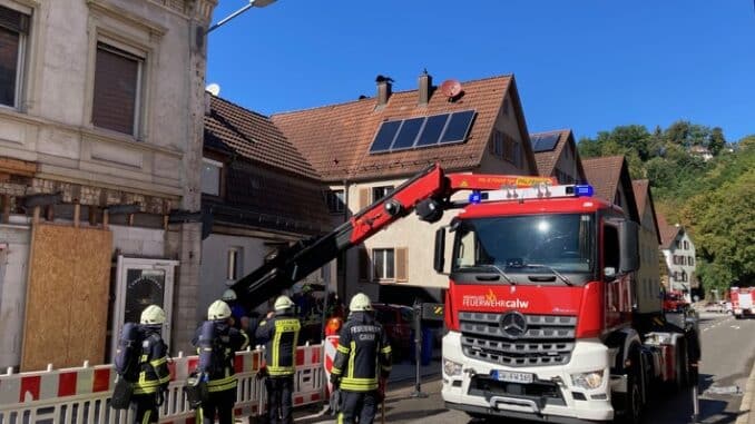KFV-CW: Gasaustritt in Calw - 240 Menschen evakuiert - Keine Verletzten