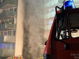 KFV-CW: Tiefgaragenbrand in Altensteig-Wart/Feuerwehr evakuiert mehr als 70 Personen/Ringalarm fordert Rettungskräfte aus der ganzen Region