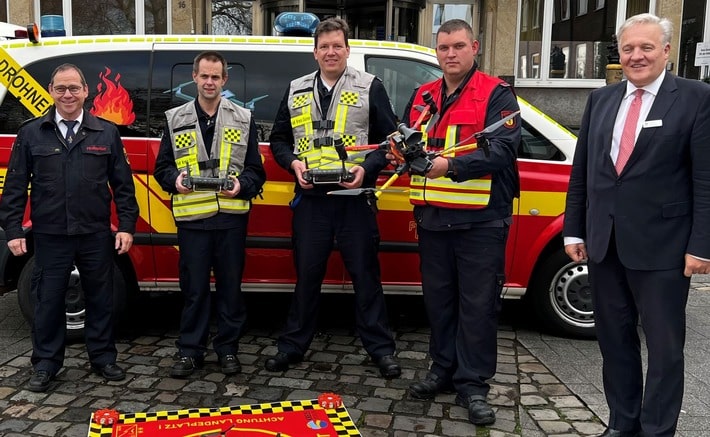 KFV Düren: Drohneneinheit IuK Kreis Düren: Jetzt mit neuer Profi-Drohne im Einsatz