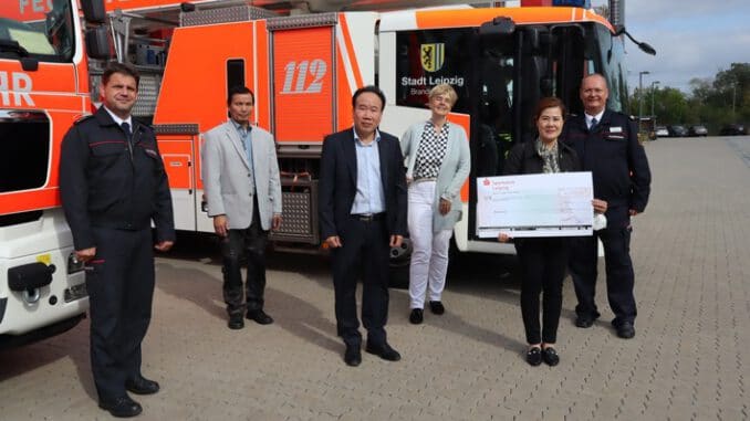 LFV-Sachsen: Spendenübergabe in Leipzig